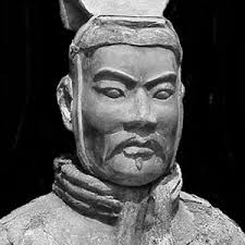 Sun-Tzu inspired statue detail